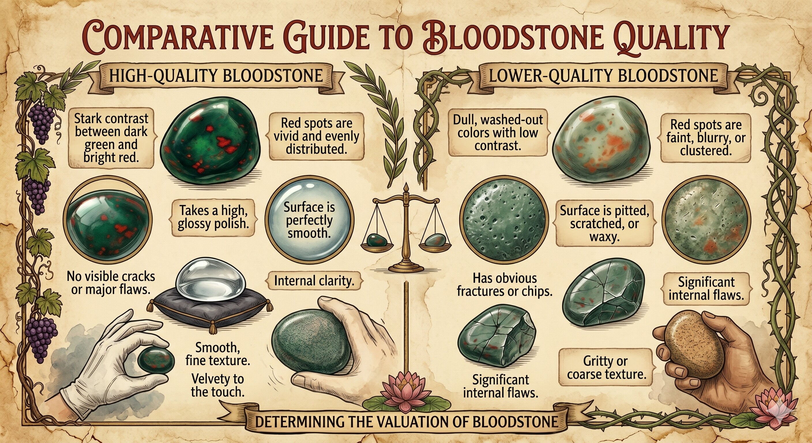 A Quick Checklist for bloodstone Quality